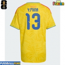 Kolumbien Yerry Mina #13 Heimtrikot Frauen EM 2024 Kurzarm